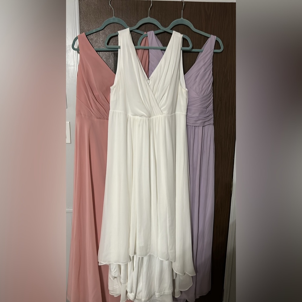 Torrid size 18 hi-lo white dress
